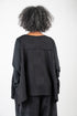 Knitted vest with geometric pattern